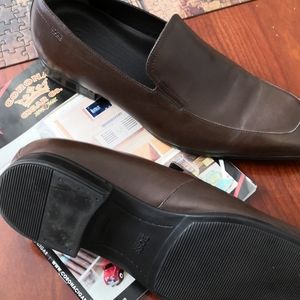 Hugo Boss Leather Slip-On shoes